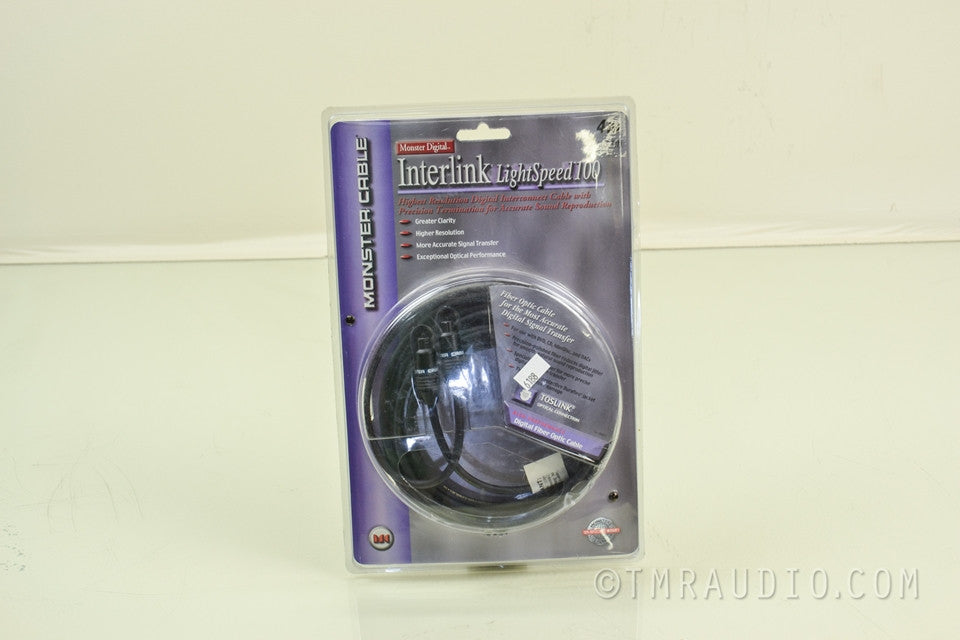 Monster Cable Interlink Lightspeed 100 4 Meter Toslink / Optical Digital