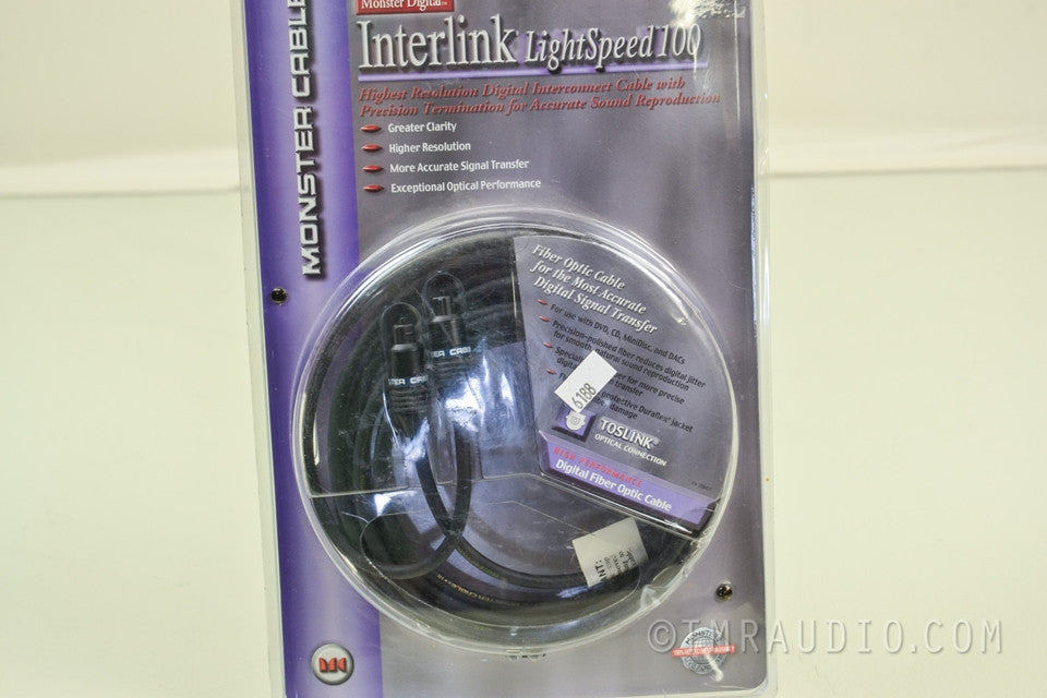 Monster Cable Interlink Lightspeed 100 4 Meter Toslink / Optical Digital