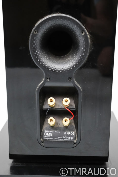 B&W CM9 Floorstanding Speakers; Gloss Black Pair