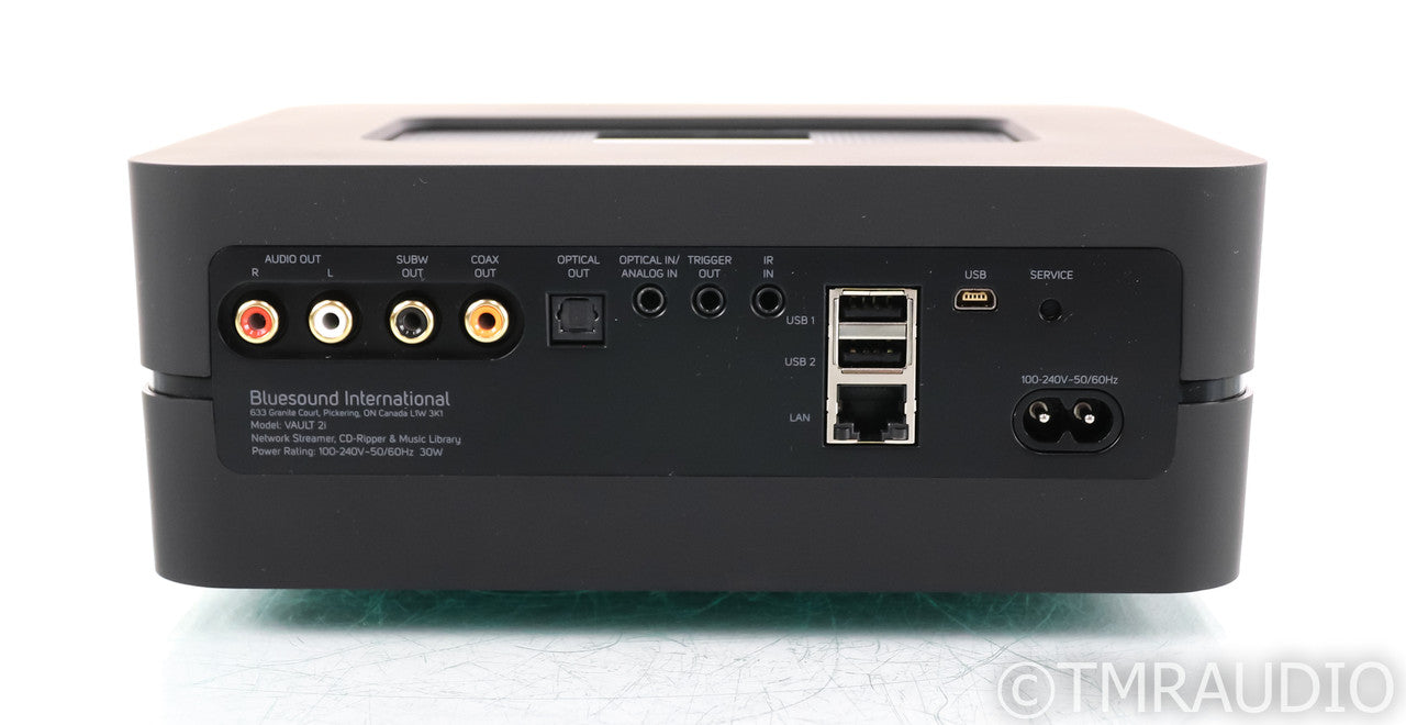 Bluesound Vault 2i Music Server / Streamer / CD Ripper; 2TB; Black