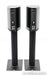 Sonus Faber Olympica 1 Bookshelf Speakers; Black Pair w/ Stands