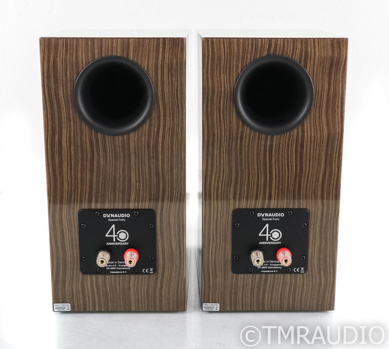 Dynaudio Special Forty Bookshelf Speakers; Ebony Wave Pair; 40th Anniversary