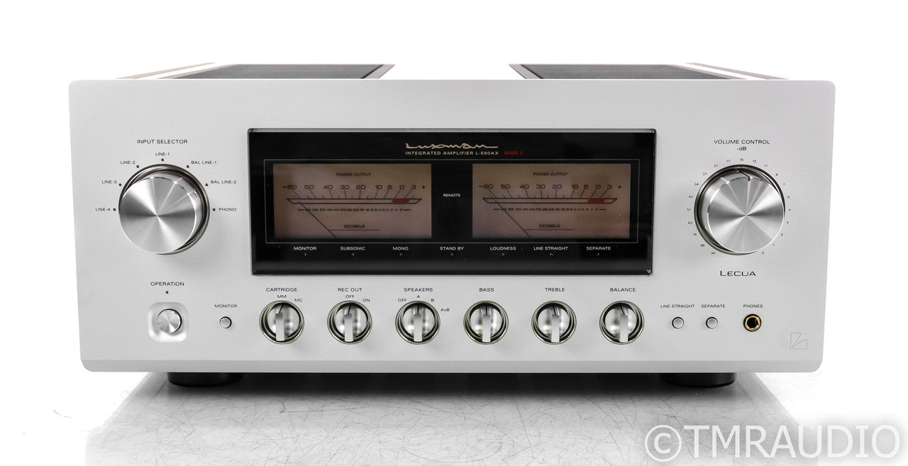 Luxman L-590AX Mark II Stereo Integrated Amplifier; L590AX; MM / MC Phono
