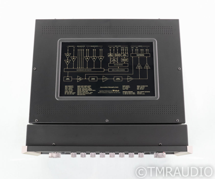 McIntosh C53 Stereo Preamplifier; C-53; Remote; MM / MC Phono