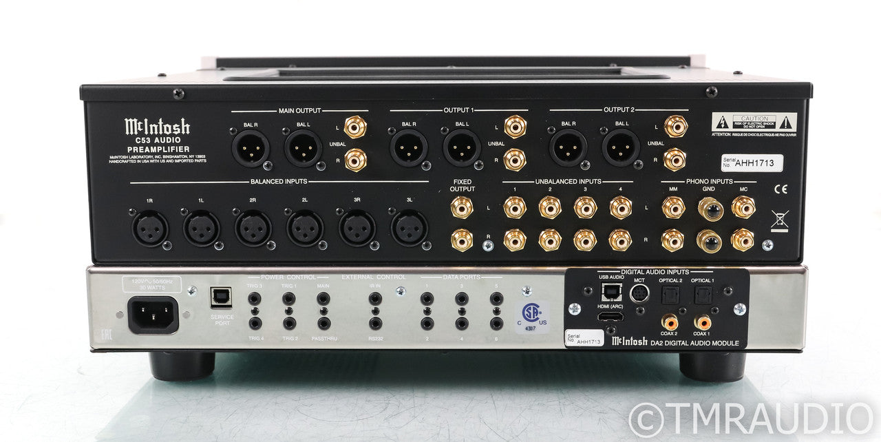 McIntosh C53 Stereo Preamplifier; C-53; Remote; MM / MC Phono