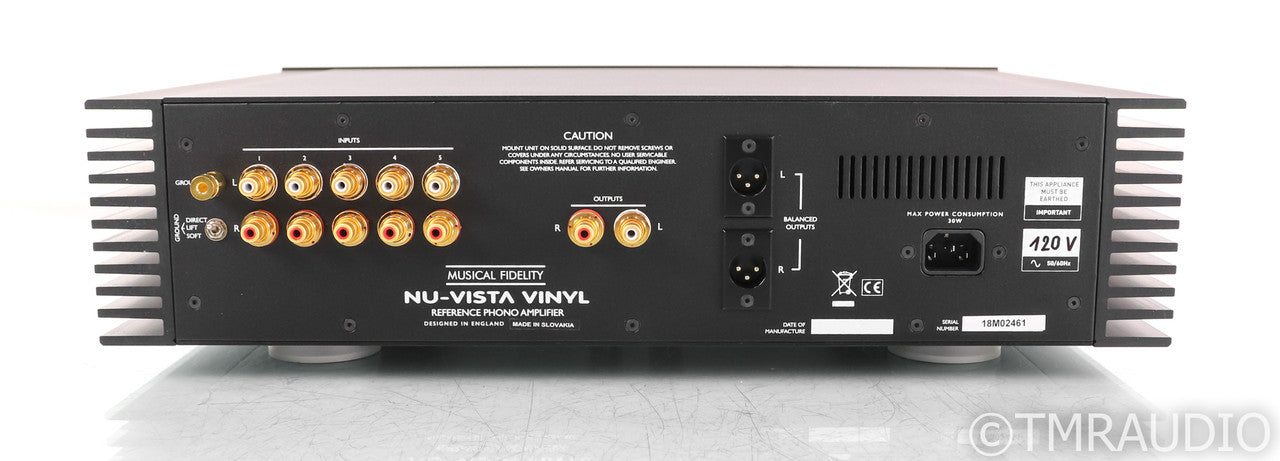 Musical Fidelity Nu-Vista Vinyl MM / MC Phono Preamplifier; Black (Open Box)