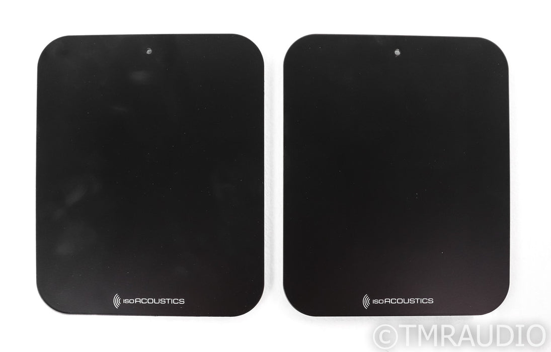 IsoAcoustics Aperta Support Plates; Black Pair (Open Box)
