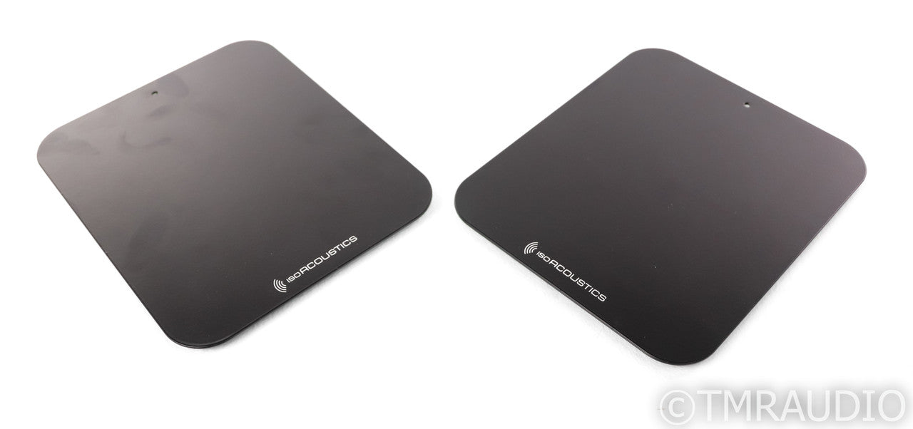 IsoAcoustics Aperta Support Plates; Black Pair (Open Box)