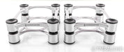 IsoAcoustics Aperta 200 Speaker Isolation Stands; Silver Pair (Open Box)