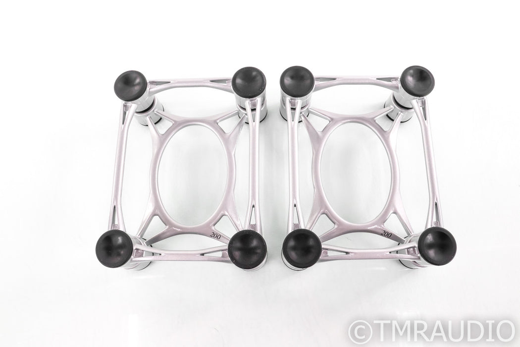 IsoAcoustics Aperta 200 Speaker Isolation Stands; Silver Pair (Open Box)