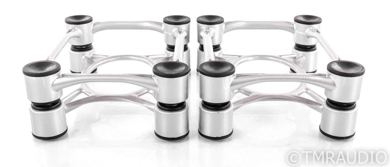 IsoAcoustics Aperta 200 Speaker Isolation Stands; Silver Pair (Open Box)