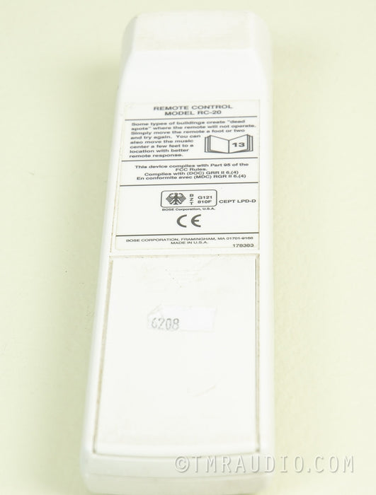Bose RC-20 Remote Control