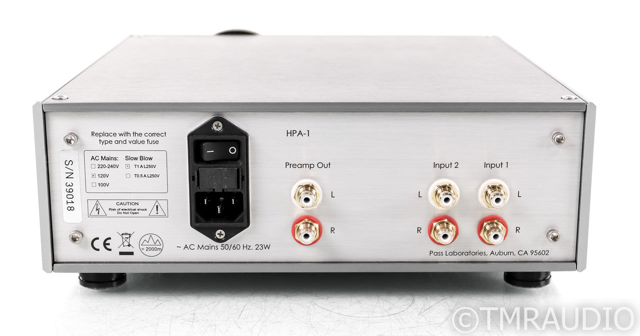 Pass Labs HP A-1 Headphone Amplifier / Preamplifier; HPA1