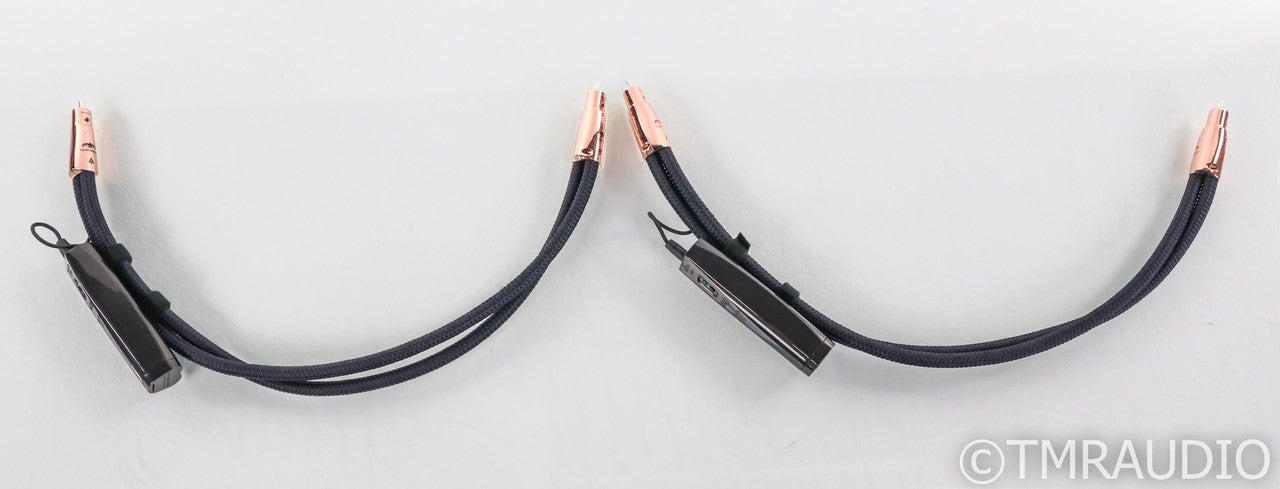 AudioQuest ThunderBird RCA Cables; 0.5m Pair Interconnects; 72v DBS (Open Box)