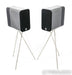 Q Acoustics Concept 300 Bookshelf Speakers; Silver Ebony Pair / Sands (Open Box)