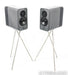 Q Acoustics Concept 300 Bookshelf Speakers; Silver Ebony Pair / Sands (Open Box)