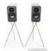 Q Acoustics Concept 300 Bookshelf Speakers; Silver Ebony Pair / Sands (Open Box)