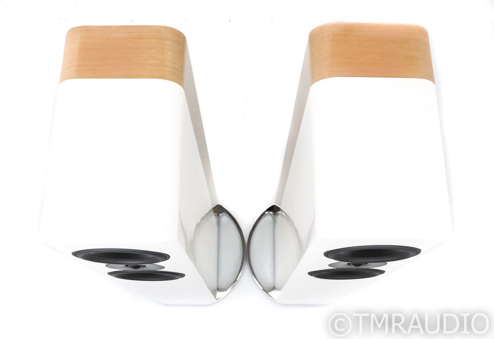 Q Acoustics Concept 500 Floorstanding Speakers; White Light Oak Pair (Open Box)