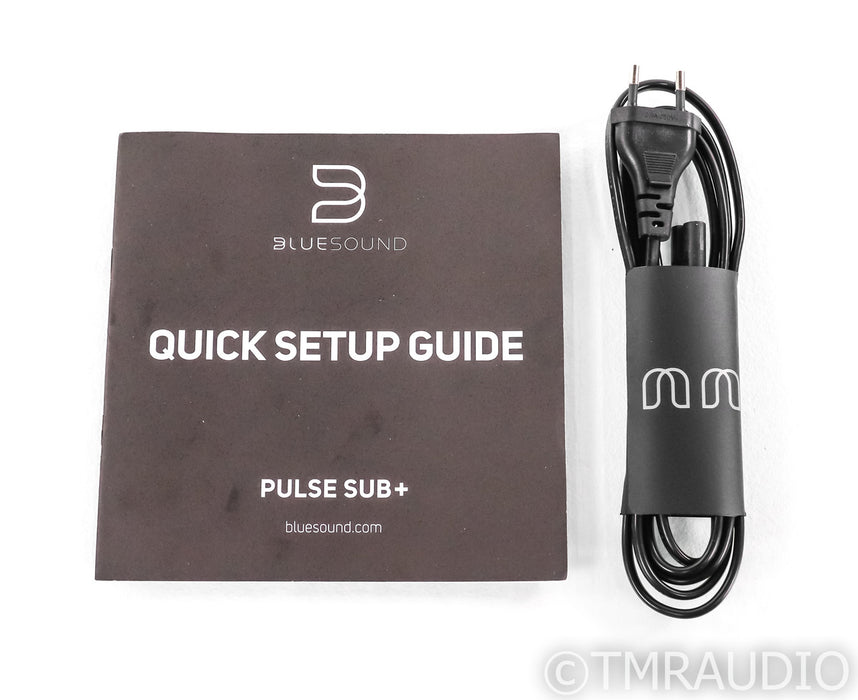BlueSound Pulse Sub+ Wireless Powered Subwoofer; Sub Plus; Black; BluOS