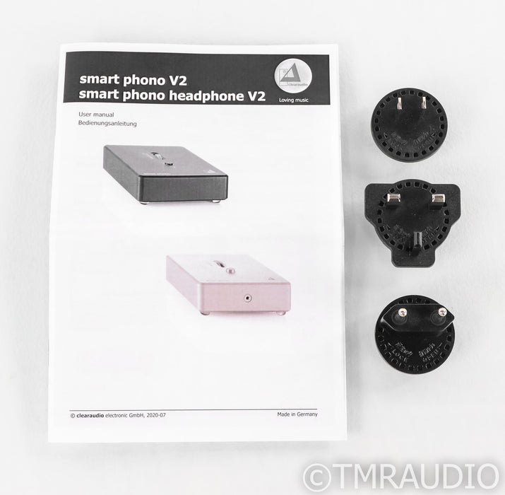 Clearaudio Smart Phono Headphone V2 MM / MC Preamplifier; Silver (Open Box)