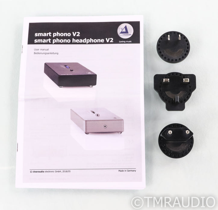 Clearaudio Smart Phono Headphone V2 MM / MC Preamplifier; Black (Open Box)