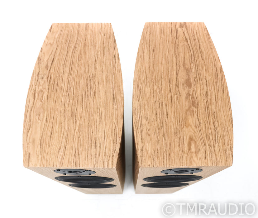AudioGE Rautilio 130 Floorstanding Speakers; Orzech Canaletto Flader Pair