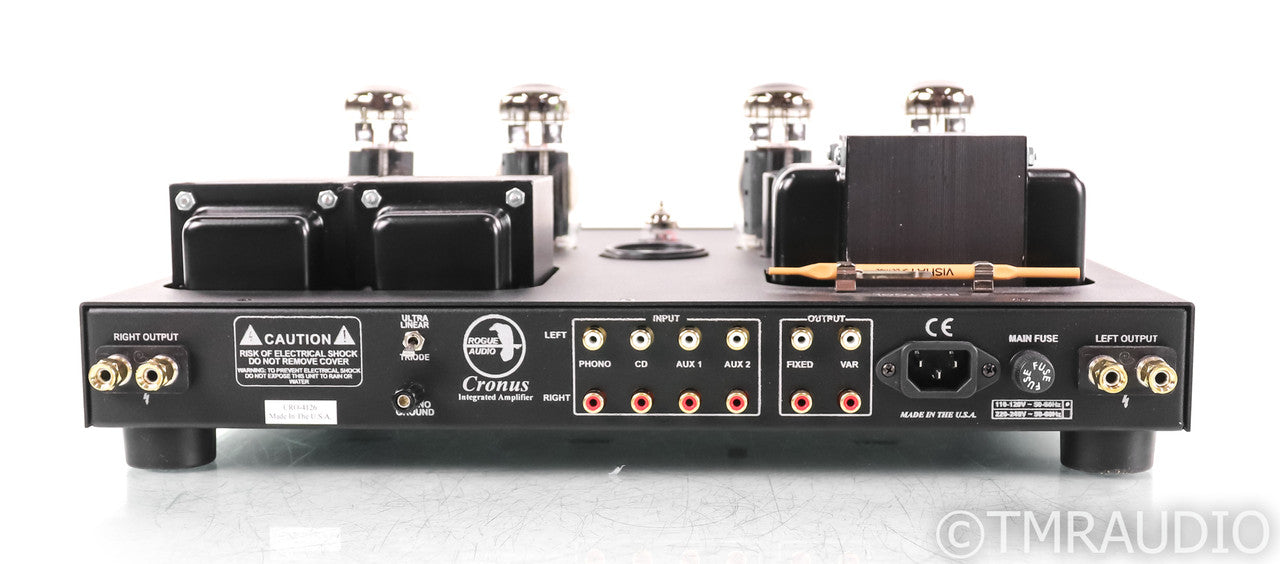 Rogue Audio Cronus Magnum III Stereo Tube Power Amplifier; Black; Remote