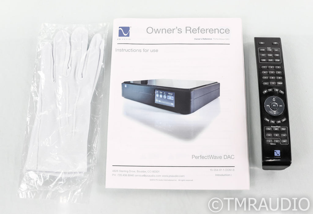 PS Audio PerfectWave DAC MkII D/A Converter; Remote; Black; Mk-2