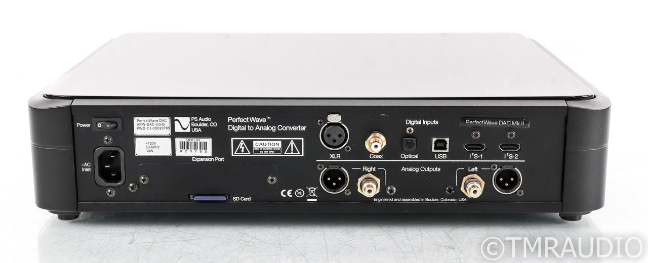 PS Audio PerfectWave DAC MkII D/A Converter; Remote; Black; Mk-2