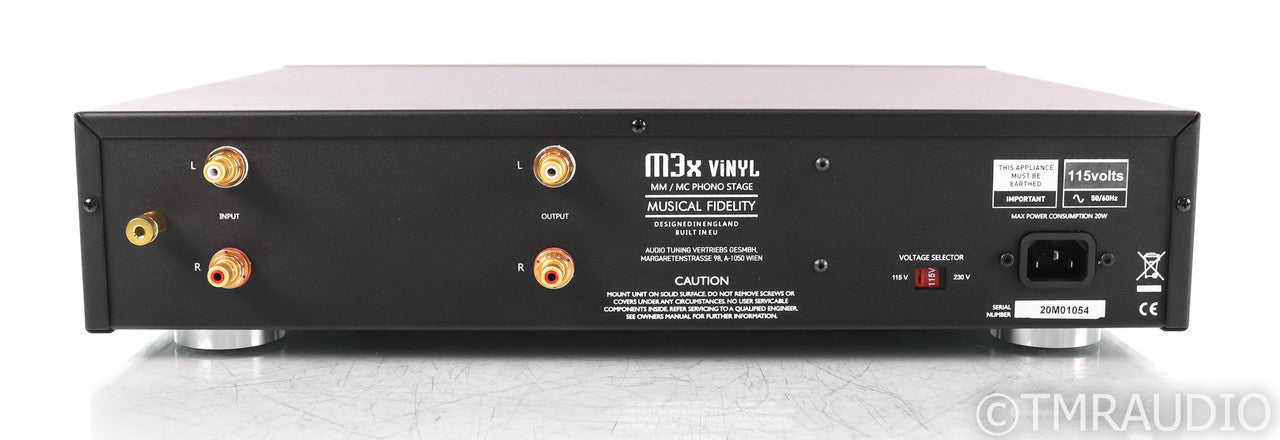 Musical Fidelity M3x Vinyl MM / MC Phono Preamplifier; Black; M3-X (Open Box)