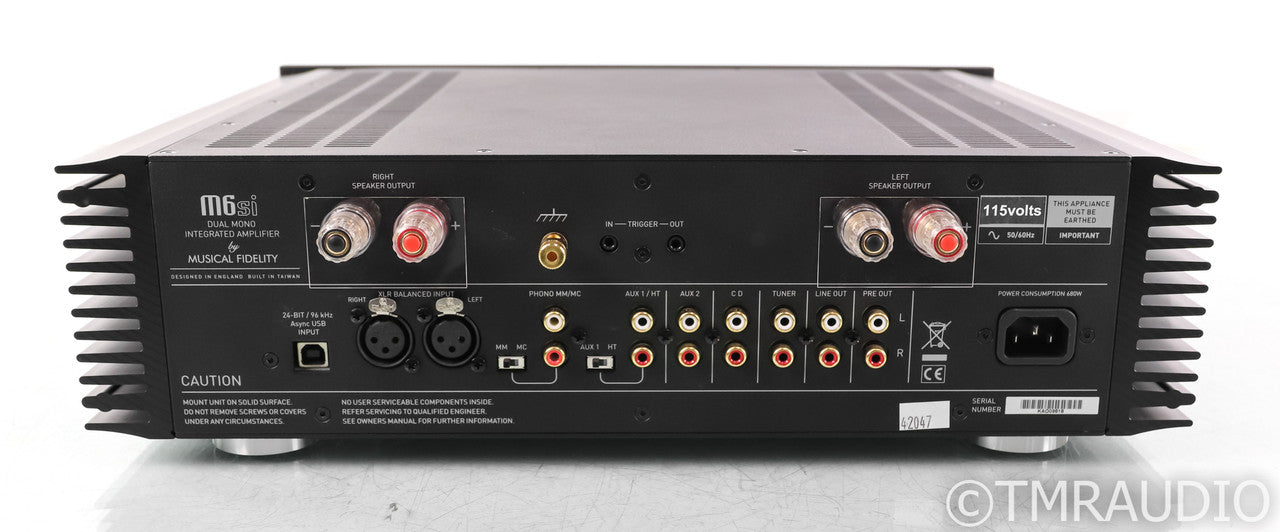 Musical Fidelity M6Si Stereo Integrated Amplifier; Remote; MM /MC Phono
