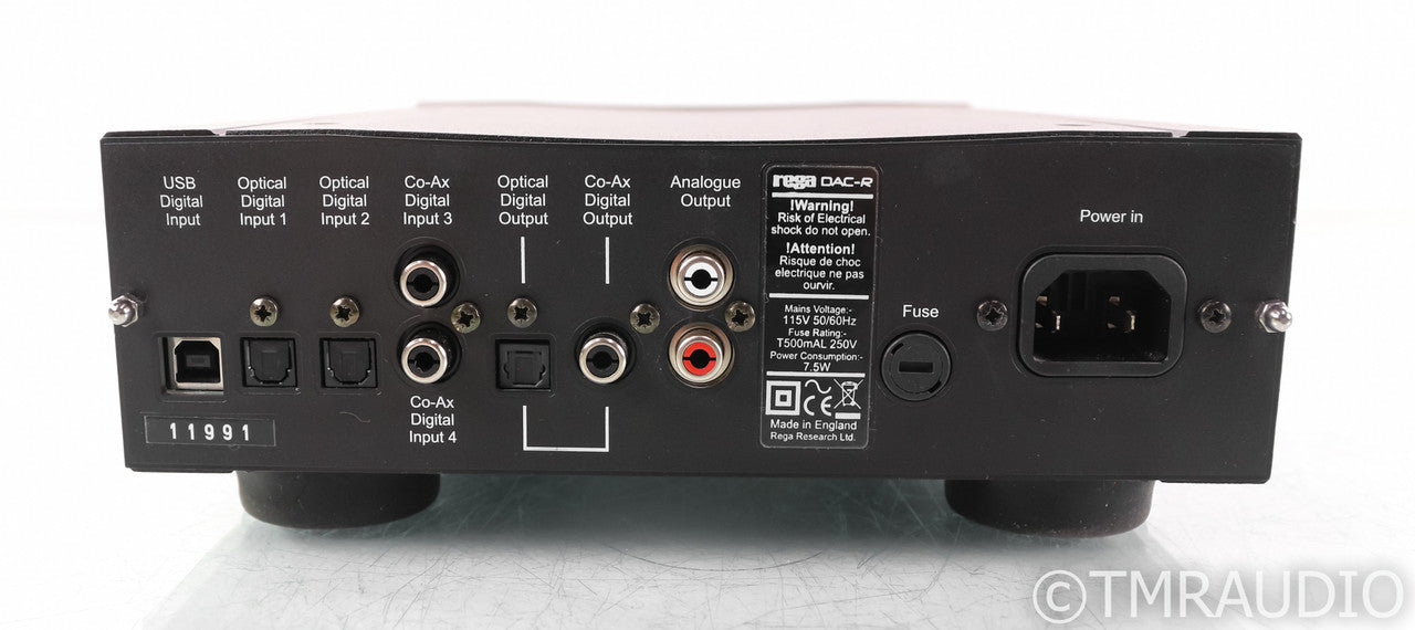 Rega DAC-R DAC; DACR; D/A Converter; Remote; Black