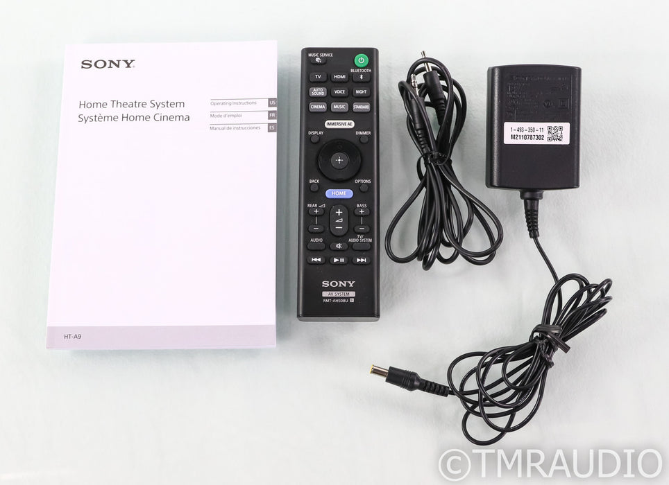 Sony HT-A9 Wireless Home Theater Speaker System; HTA9; Dolby Atmos/DTS:X; Remote
