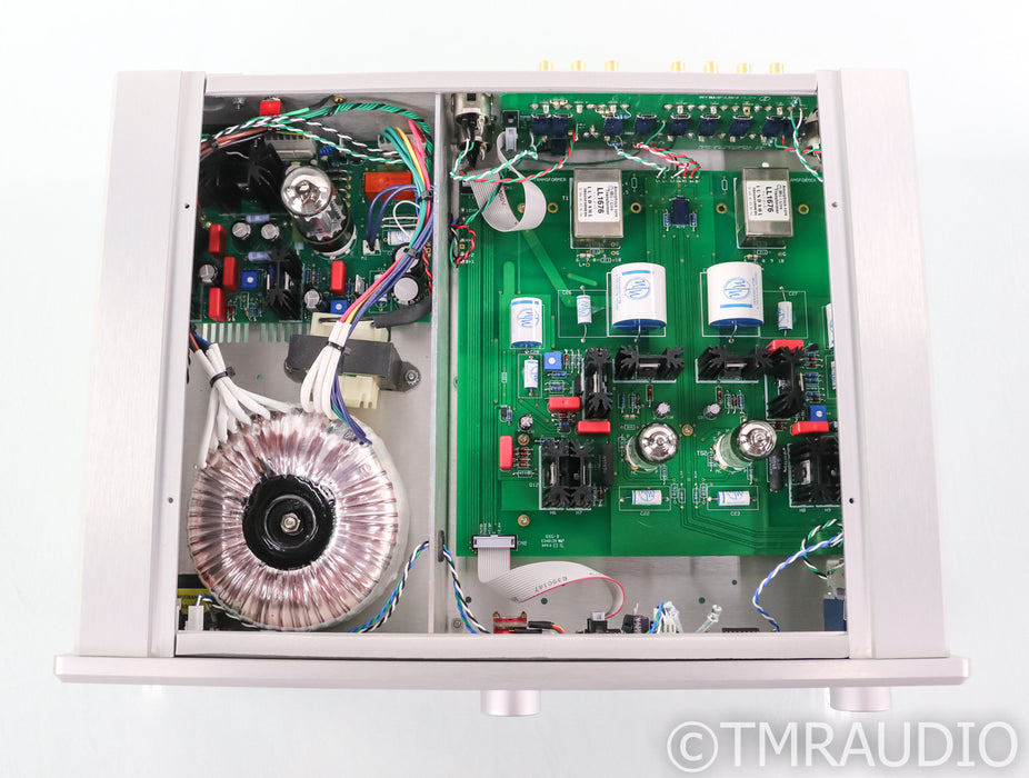 ModWright LS 36.5 Stereo Tube Preamplifier; LS36.5; Silver; Remote (Open Box)