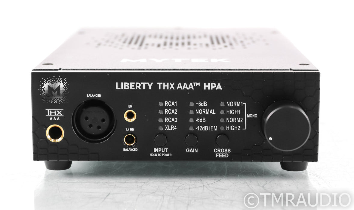 Mytek Liberty THX AAA HPA  Headphone Amplifier / Preamp; Black (Open Box)