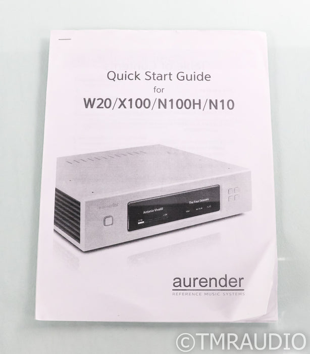 Aurender N100H Network Server / Streamer; N-100 H; 4TB HDD; Spotify