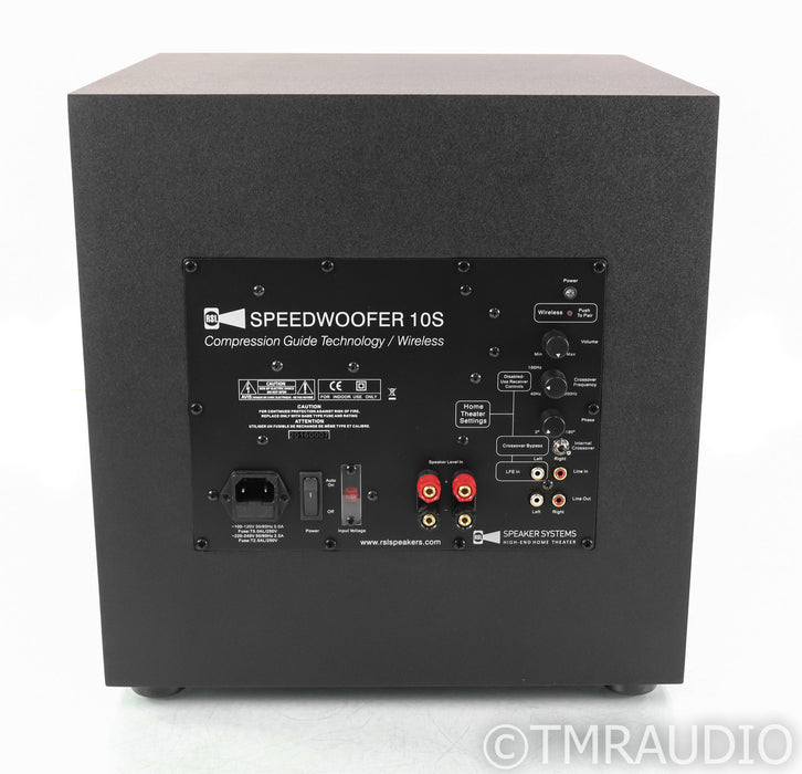 RSL Speedwoofer 10S 10" Powered Subwoofer; Speed Woofer; 10-S; Black