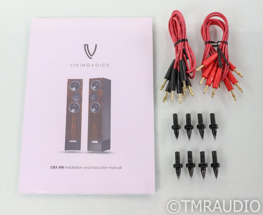 Living Voice OBX-RW3 Floorstanding Speakers; OBXRW3; Santos Pair