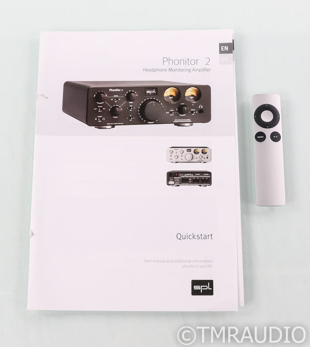 SPL Phonitor 2 Preamplifier / Headphone Amplifier; Silver; Remote