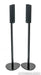 GoldenEar SuperSat 3 Satellite Speakers; Super Stat 3; Black Pair w/ Stands