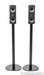 GoldenEar SuperSat 3 Satellite Speakers; Super Stat 3; Black Pair w/ Stands