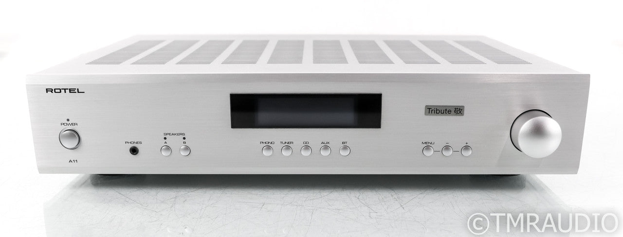 Rotel A11 Tribute Stereo Integrated Amplifier; A-11; Remote; Bluetooth; MM Phono