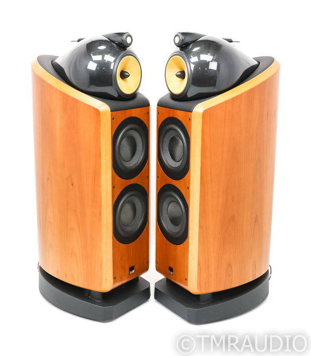 B&W 802D Floorstanding Speakers; 802-D; Cherry Wood Pair; Diamond