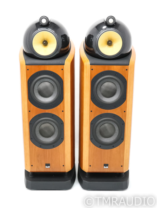 B&W 802D Floorstanding Speakers; 802-D; Cherry Wood Pair; Diamond B&W 802D Floorstanding Speakers; 802-D; Cherry Wood Pair; Diamond