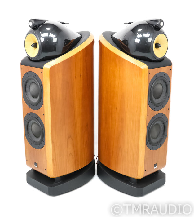 B&W 802D Floorstanding Speakers; 802-D; Cherry Wood Pair; Diamond