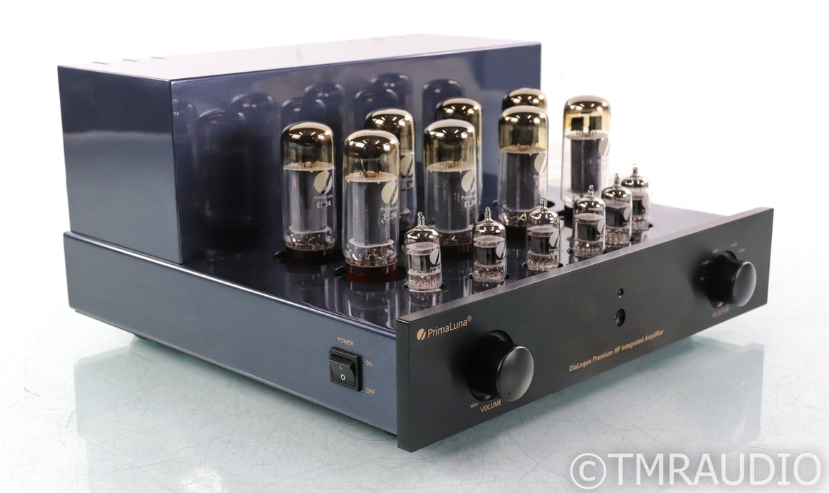 PrimaLuna DiaLogue Stereo Tube Integrated Amplifier; Premium HP; Remote; Black