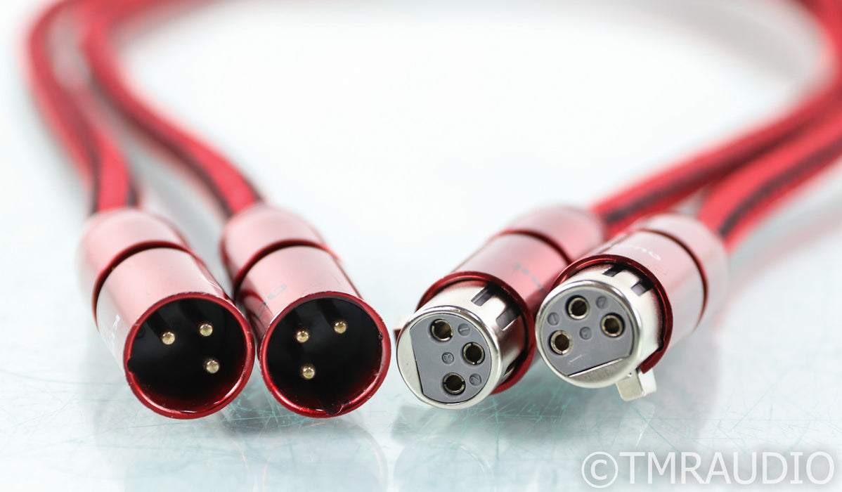 AudioQuest King Cobra XLR Cables; 1m Pair Balanced Interconnects