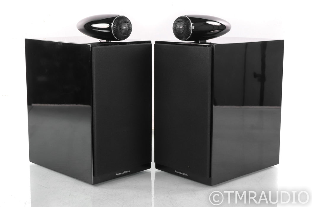 B&W 705 S2 Bookshelf Speakers; Gloss Black Pair