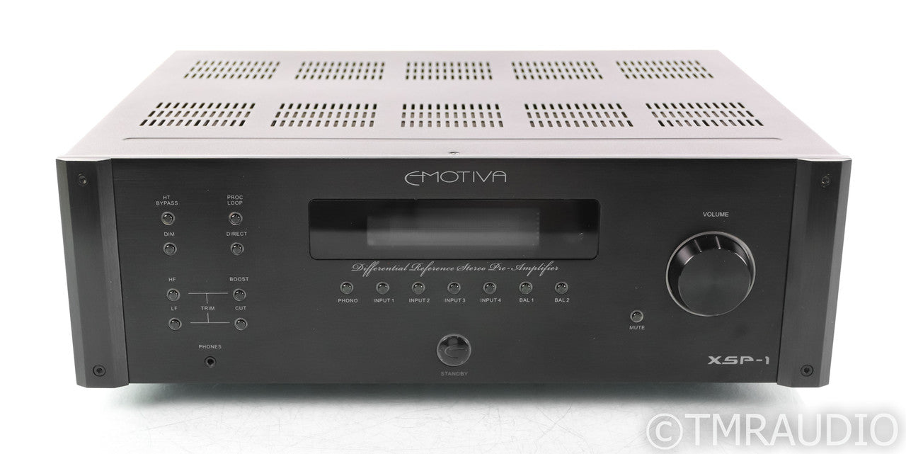 Emotiva XSP-1 Gen 2 Stereo Preamplifier; Remote; MM / MC Phono; Black; XSP1