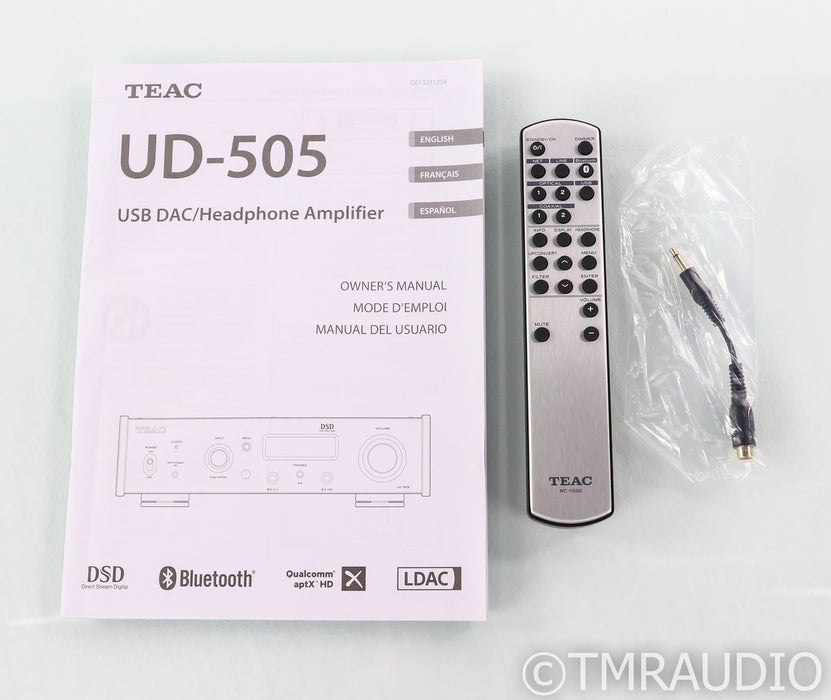 TEAC UD-505 DAC; UD505; D/A Converter; Remote; Bluetooth